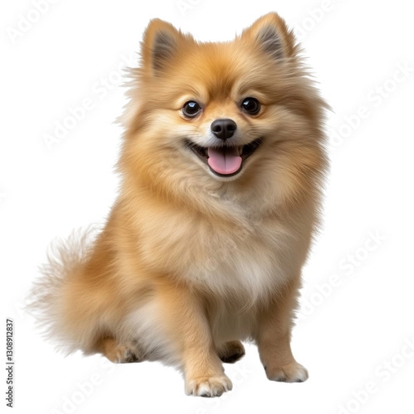 Obraz pomeranian spitz, cut out, object, on Transparent background