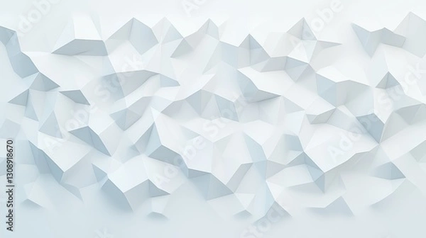 Obraz A white background with a lot of triangles