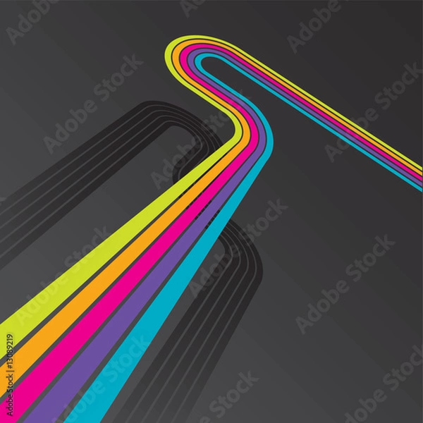 Obraz Styl retro disco.