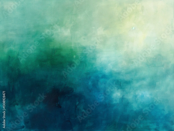 Fototapeta Abstract Aquatic Texture with Gentle Brushstrokes Generative AI  