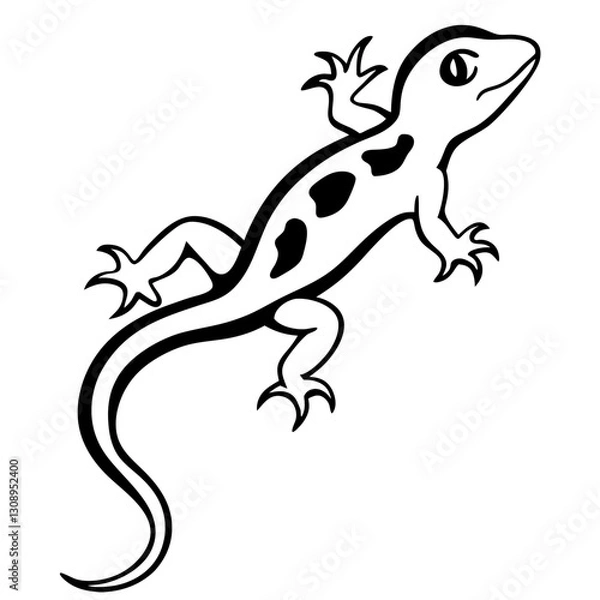 Fototapeta chameleon on a branch