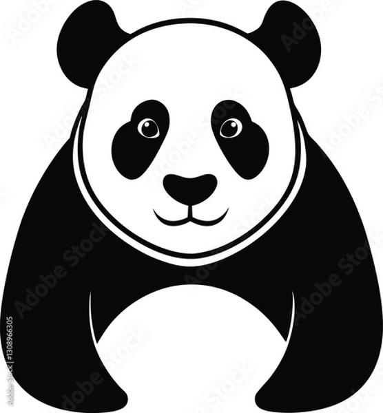 Obraz panda vector illustration