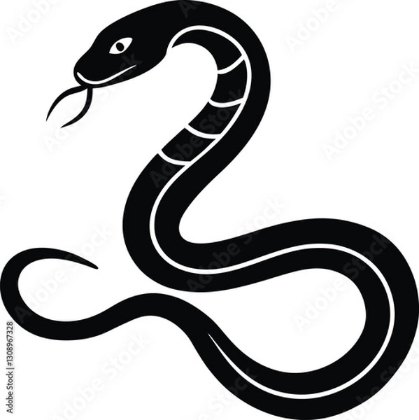 Obraz snake vector illustration