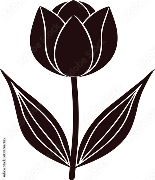 Obraz  lily vector illustration 