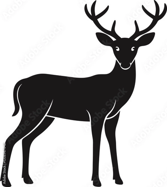 Obraz deer vector illustration