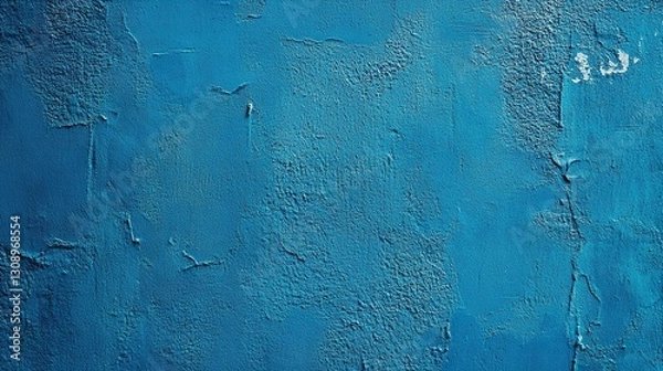 Obraz blue painted wall