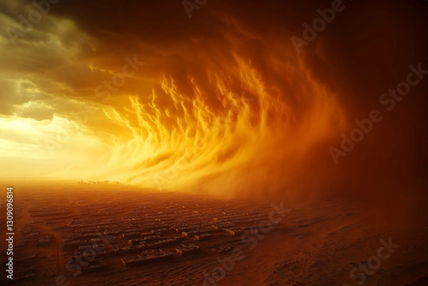 Fototapeta 巨大なサンドストーム