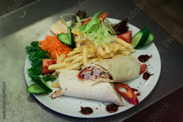 Obraz chicken wrap