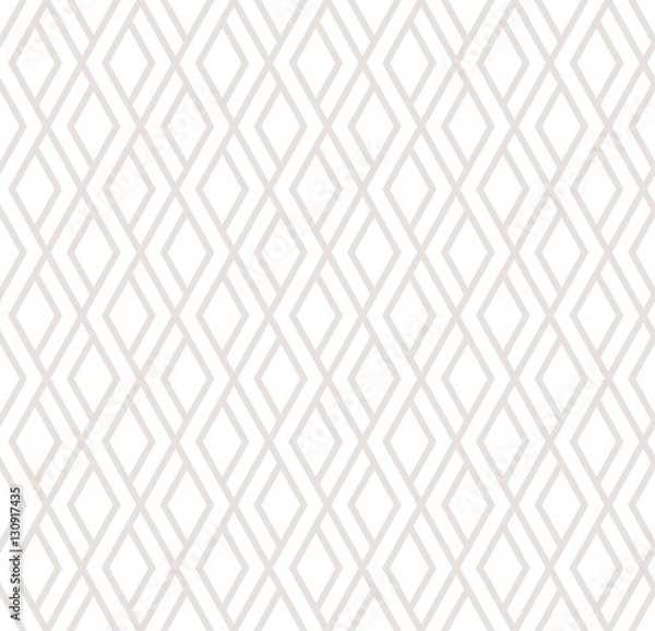 Fototapeta Vector seamless pattern. Modern stylish texture. Monochrome geometrical pattern with rhombus.