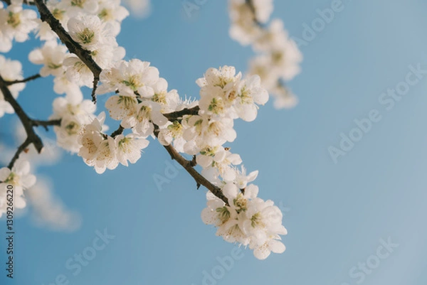 Obraz blooming cherry tree
