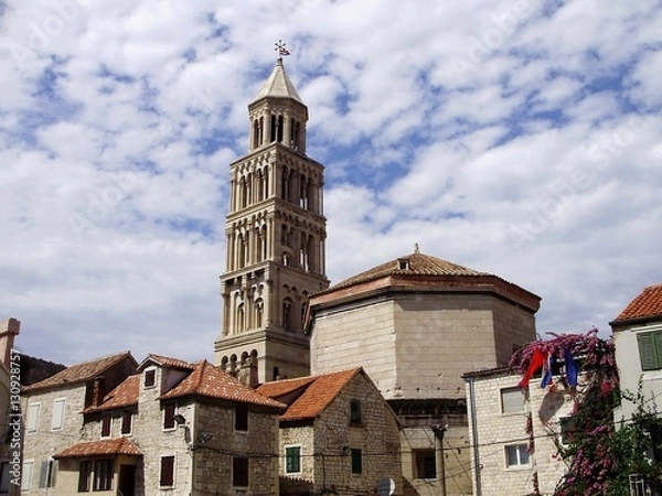 Obraz Cathedral tower in Croatia