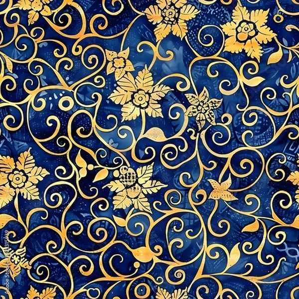 Fototapeta Indonesian Batik Pattern Seamless