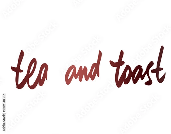 Obraz tea and toast