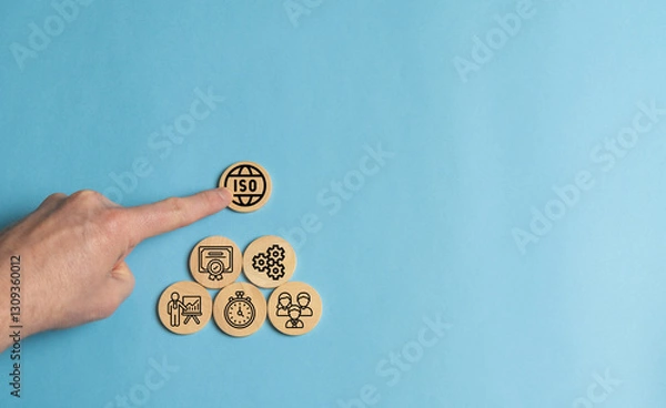 Fototapeta ISO standards quality control, assurance and warranty.