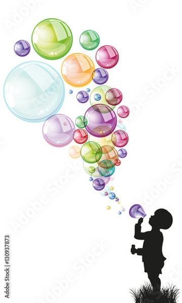 Obraz bolle di sapone