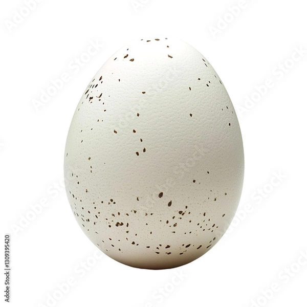 Obraz An egg speckled with brown spots.