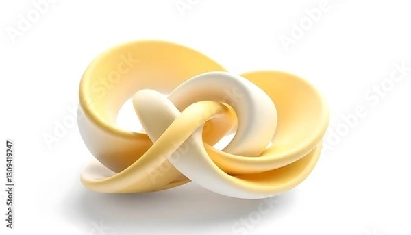 Obraz Hologaphic Shape 3D Rendering Illustration