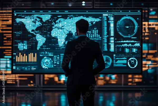 Fototapeta Business Analysis with Data Visualization