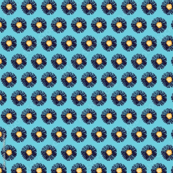 Obraz daisies on sky background