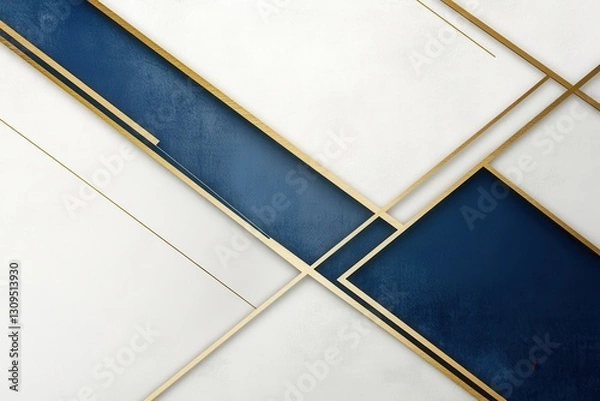 Fototapeta Modern minimalist design with geometric elements for effective branding and communication purposes Generative AI