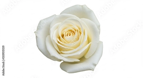 Fototapeta Softly lit creamy rose blooms elegantly. AI Generated