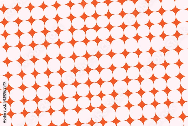 Fototapeta vector seamless pattern with circles