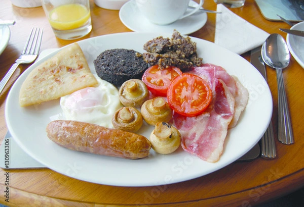 Fototapeta Full Scotish Breakfast