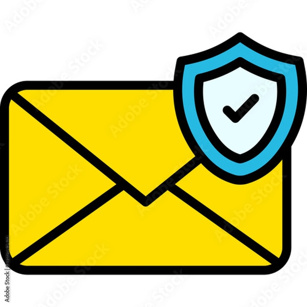 Fototapeta email protection icon
