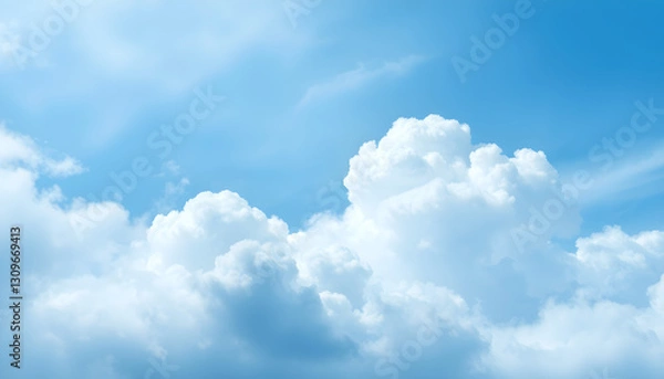 Fototapeta 파란하늘구름