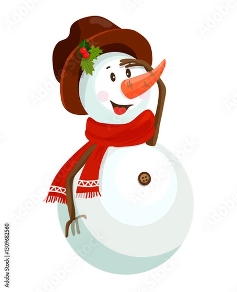 Obraz Snowman With Carrot