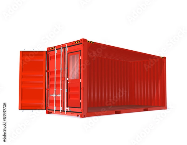 Fototapeta Red Vector Container