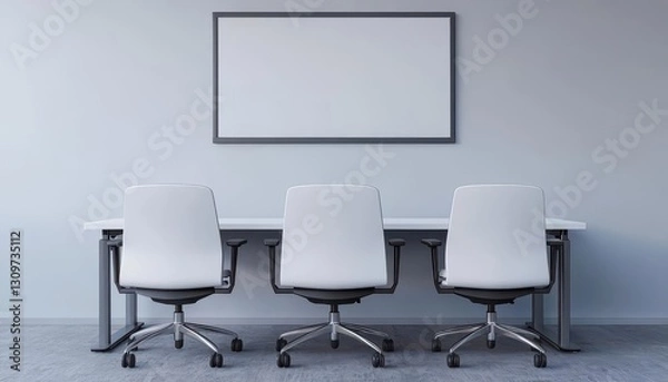 Obraz workspace design open office layouts efficiency. Hybrid workspace design integrating open desks with private focus areas for balanced productivity