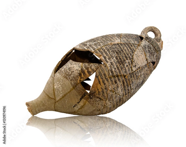 Obraz destroyed ancient amphoras