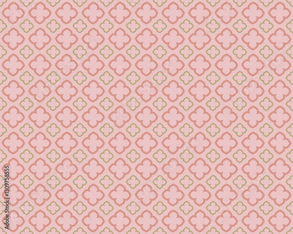 Fototapeta Pattern background for design. Colorful shapes seamless pattern.