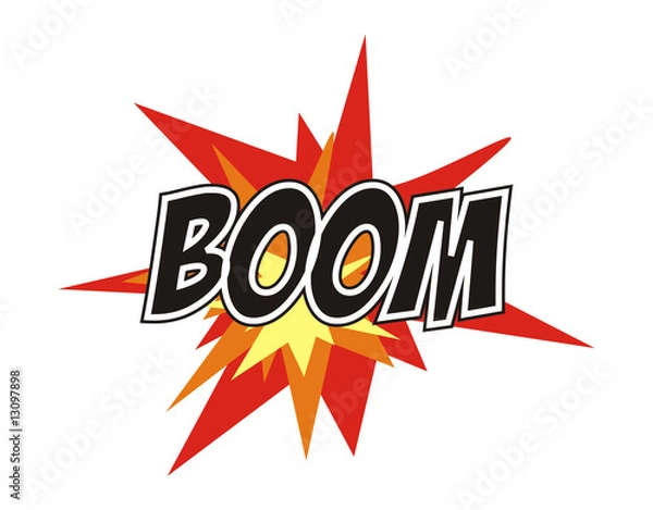 Obraz boom explosion