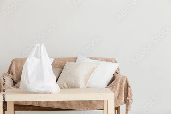 Fototapeta レジ袋・リビング