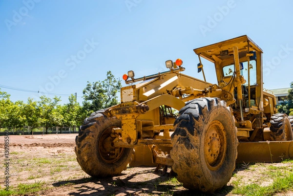 Fototapeta motor grader
