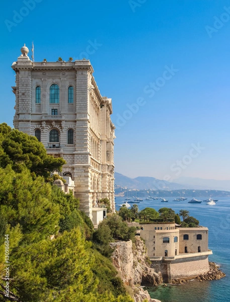 Fototapeta Monaco and Monte Carlo principality, sea view