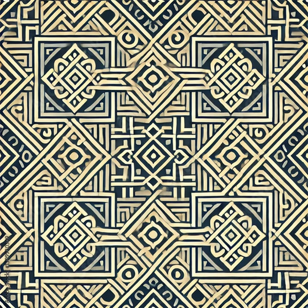 Fototapeta seamless geometric pattern