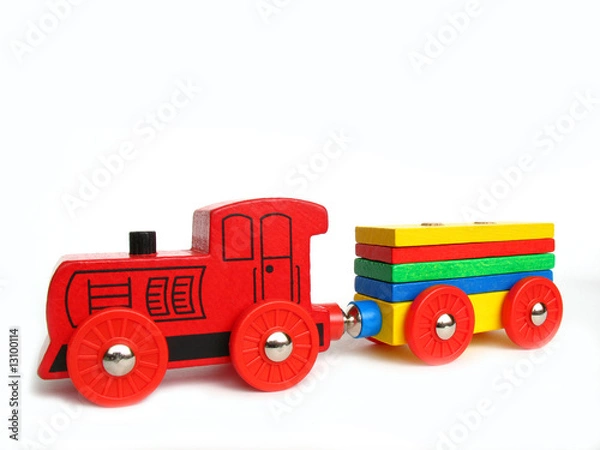Fototapeta Toy train