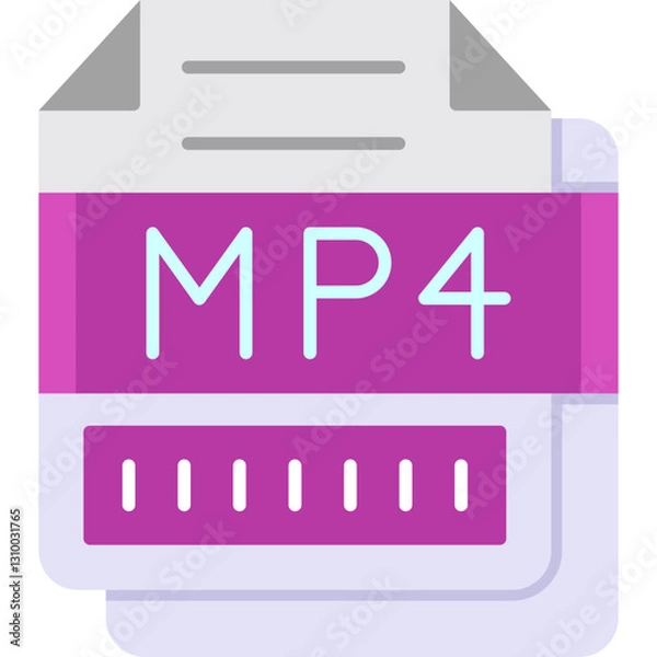 Fototapeta MP4 Icon