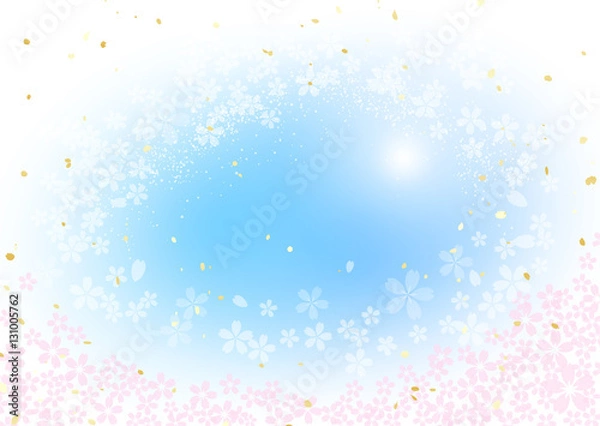 Fototapeta さくら　青空