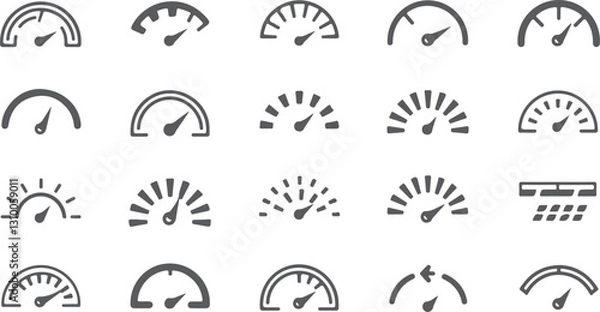 Fototapeta set of easter eggs vector