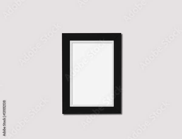 Fototapeta blank frame on a white background