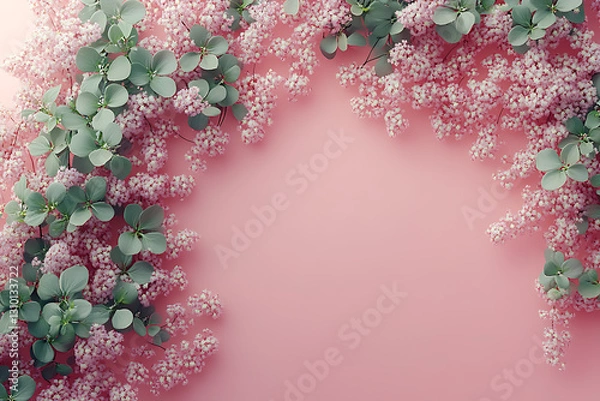 Fototapeta A touching and beautifully designed Mother's Day image with soft pastel tones, vibrant flowers, a heartfelt greeting card, and a thoughtful gift.