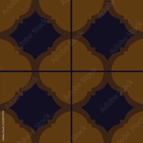 Obraz seamless pattern with floral pattern