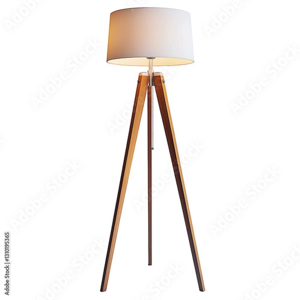 Fototapeta wooden easel isolated on transparent background