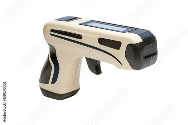 Fototapeta Handheld barcode scanner used in a retail store for inventory tracking and sales management purposes