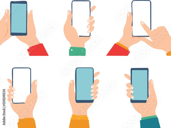 Obraz hand holding smartphone