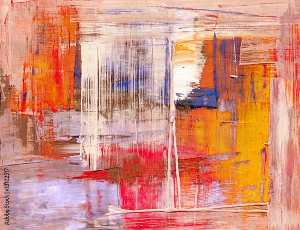 Obraz Hand-painted background. SELF MADE.